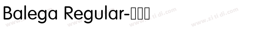 Balega Regular字体转换 Balega Regular字体转换